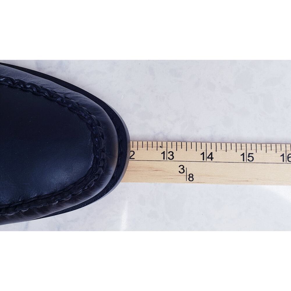 NWOB Brooks Brothers Men's Size 11.5 D Black Leather Tassel Kiltie Loafers - Picture 11 of 15